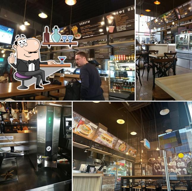 Интерьер "Бургерологии"