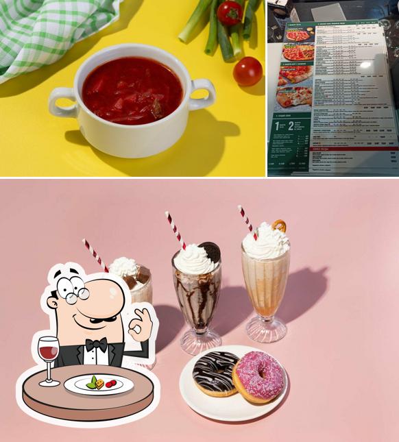 Еда в "Папа Джонс"