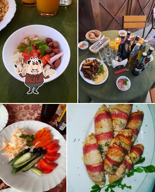 Блюда в "Сябрына"