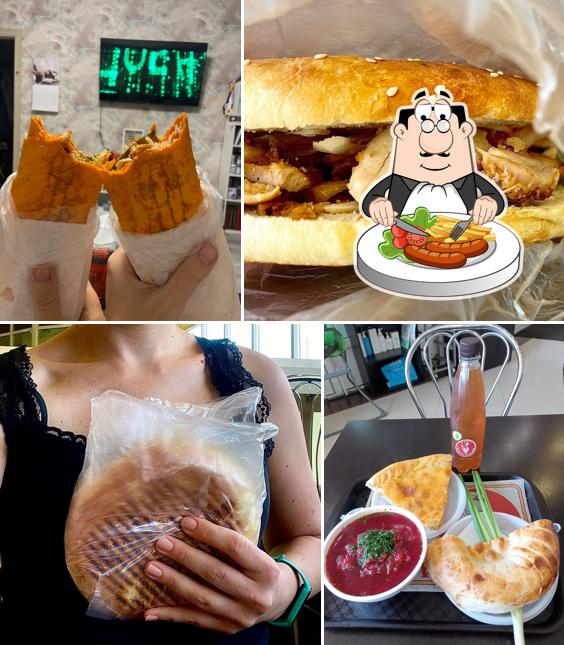 Еда в "Шаурме на углях"