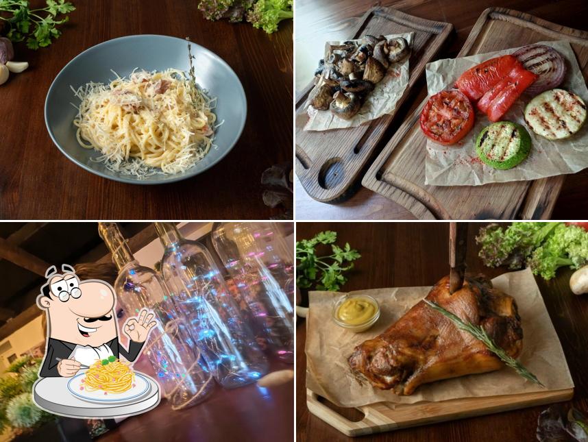 Паста карбонара в "Park Dance&Grill"