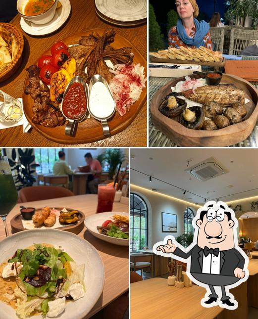 Посмотрите на внутренний интерьер "Паприки"