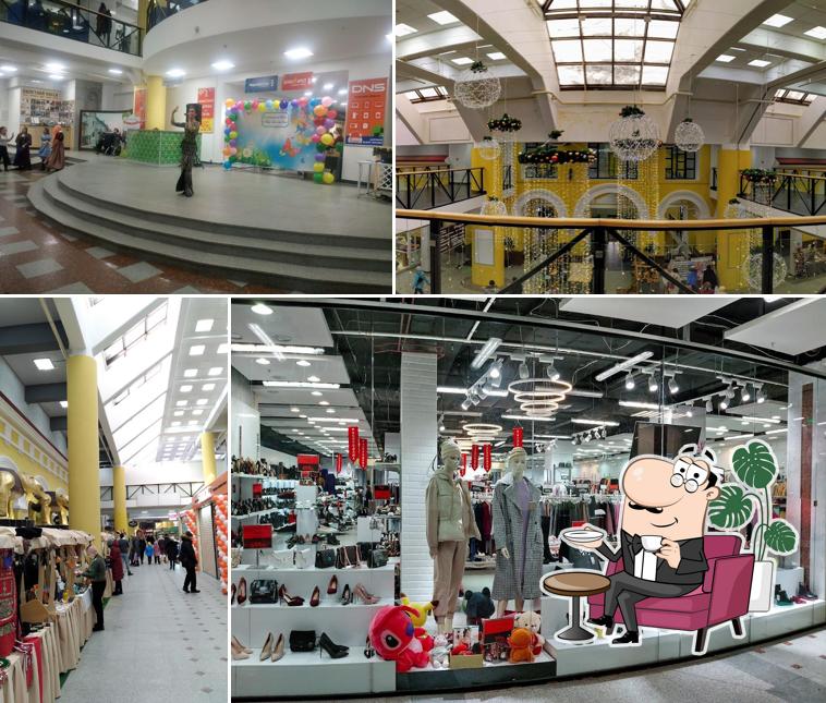 Посмотрите на внутренний интерьер "Гостиного Двора"