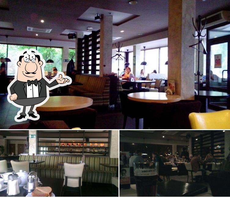 Посмотрите на внутренний интерьер "Братьев Гриль"