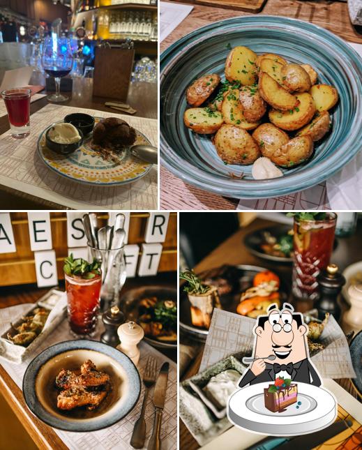 Шоколадный торт в "Krombacher BeerKitchen"