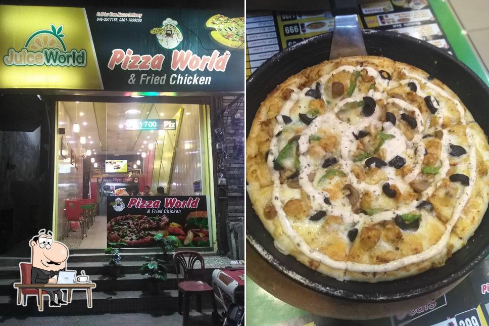 Pizza world and fried chicken