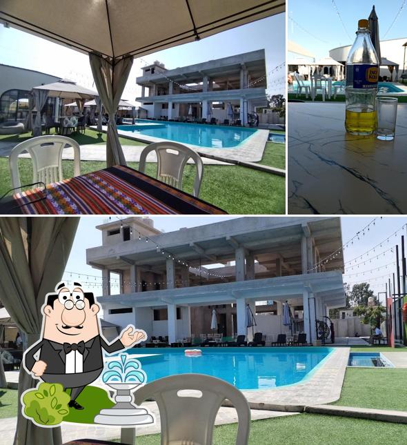 FRESH Restaurante, Piscina, Campo Deportivo