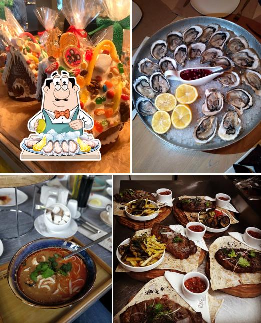 Устрицы в "Променаде"