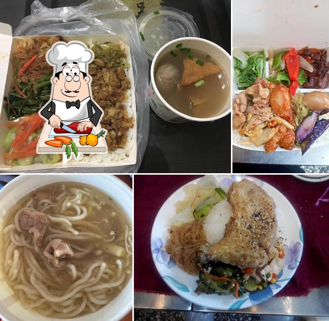 嘉義縣朴子惠好生炒鴨肉羹-精緻便當-鴨肉飯