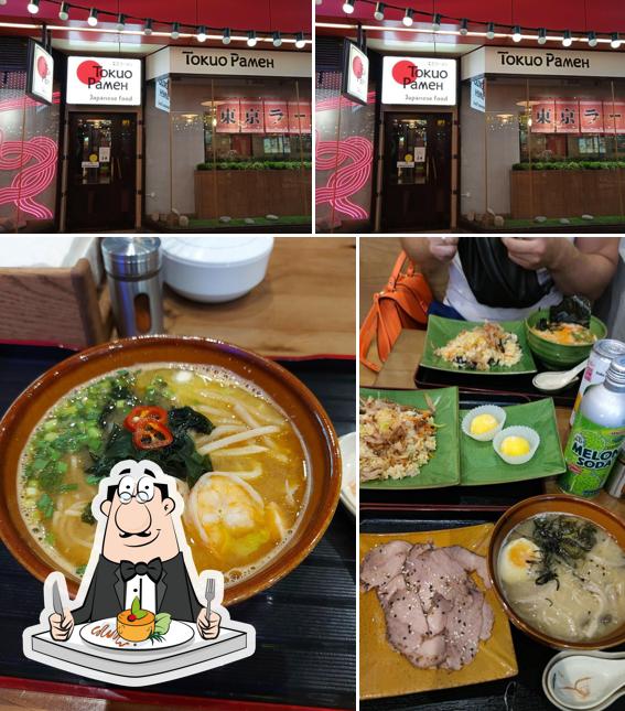 Еда и внешнее оформление в Токио Рамен