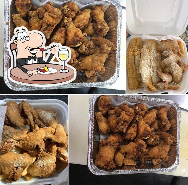 Golden Fried Chicken and Fish