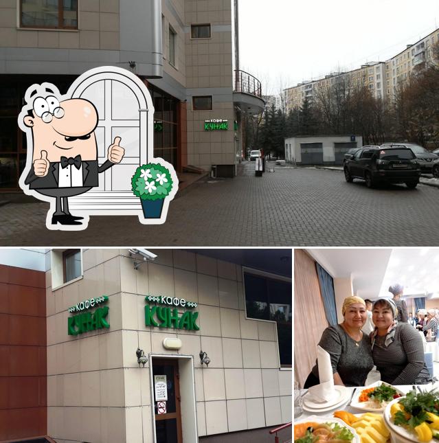 Внешнее оформление и столики в Кунак