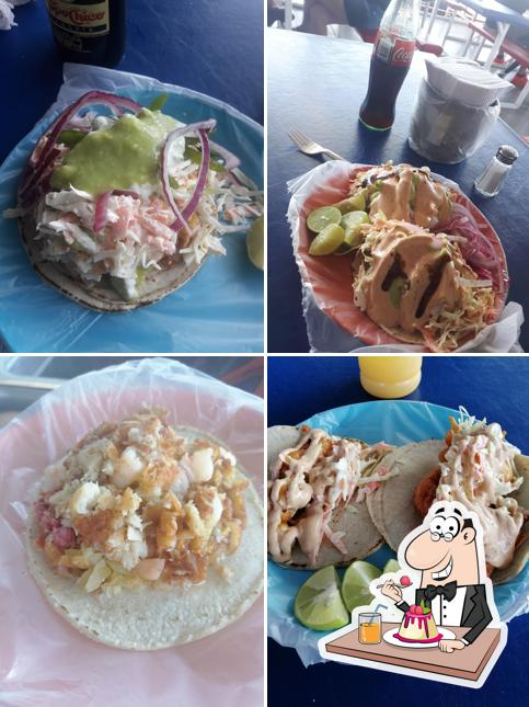 "SUPER CAMARON" taco fish.