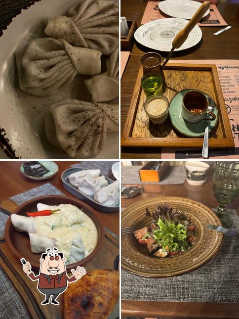 Еда в "Хинкали Паб"