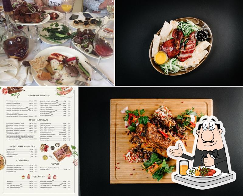 Блюда в "Гостинично-ресторанном комплексе "Bellagio""