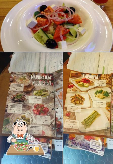 Греческий салат в "Мясе Мясо"