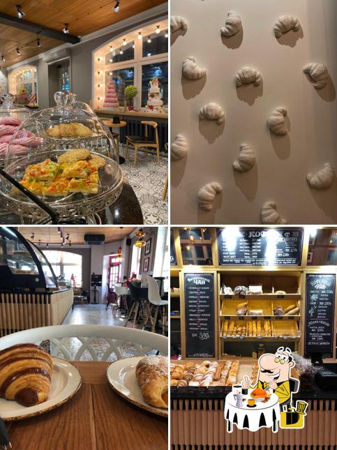 Еда в "Кондитерскае Франсуа Бодреро"