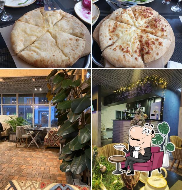 Внутреннее оформление и еда - все это можно увидеть на этом снимке из Хинкальная Сити