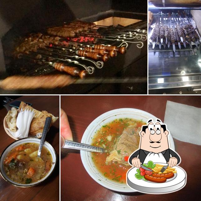 Еда в "Хлебе И Мясо"