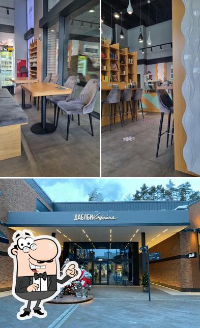 Взгляните на это фото, где видны внутреннее оформление и внешнее оформление в ДаблБи