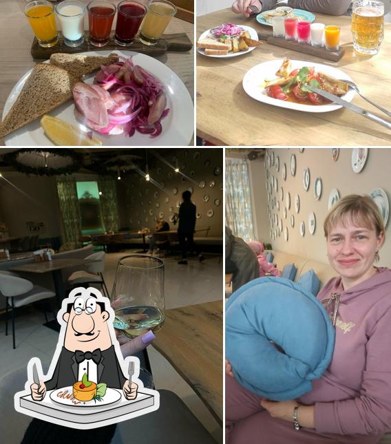 Еда и внутреннее оформление в Кафе-бар НеТипичная Пельменная