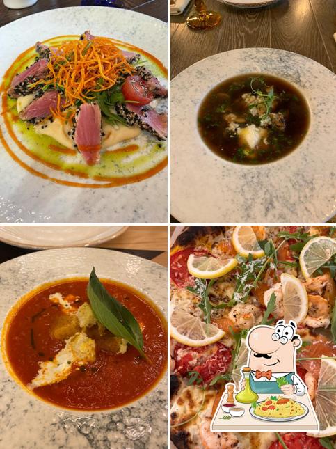 Карпаччо из говядины в "Maturo Tomato"