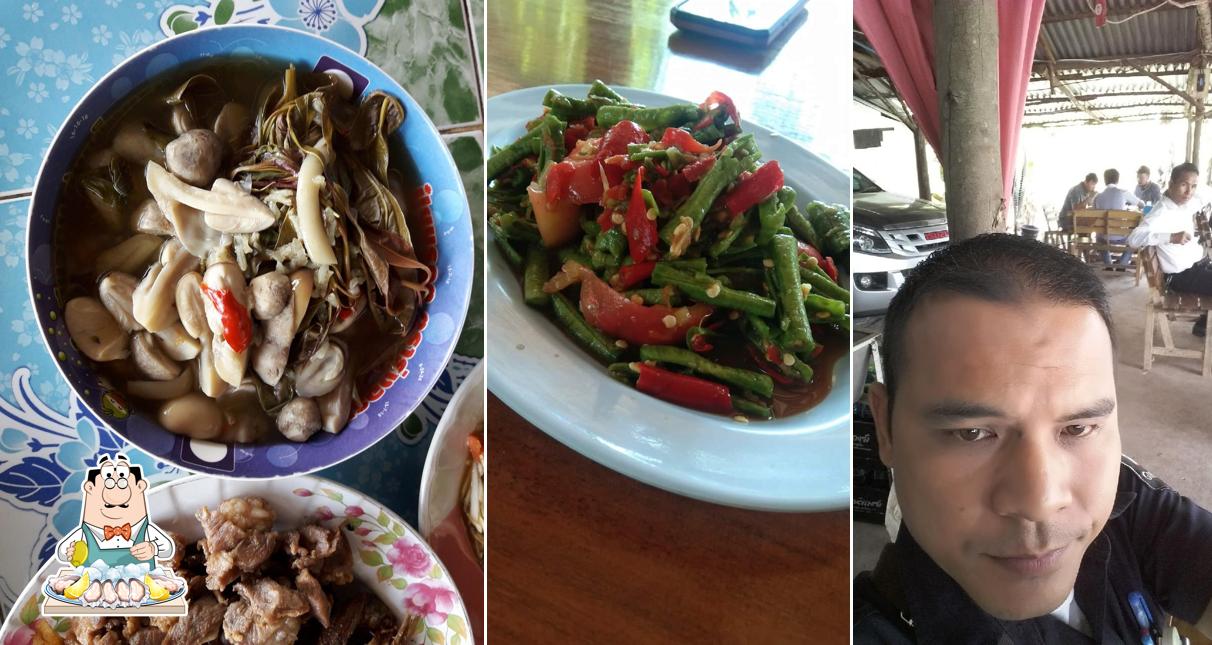 ร้านไก่ย่างวิเชียรบุรี อำเภอเซกา