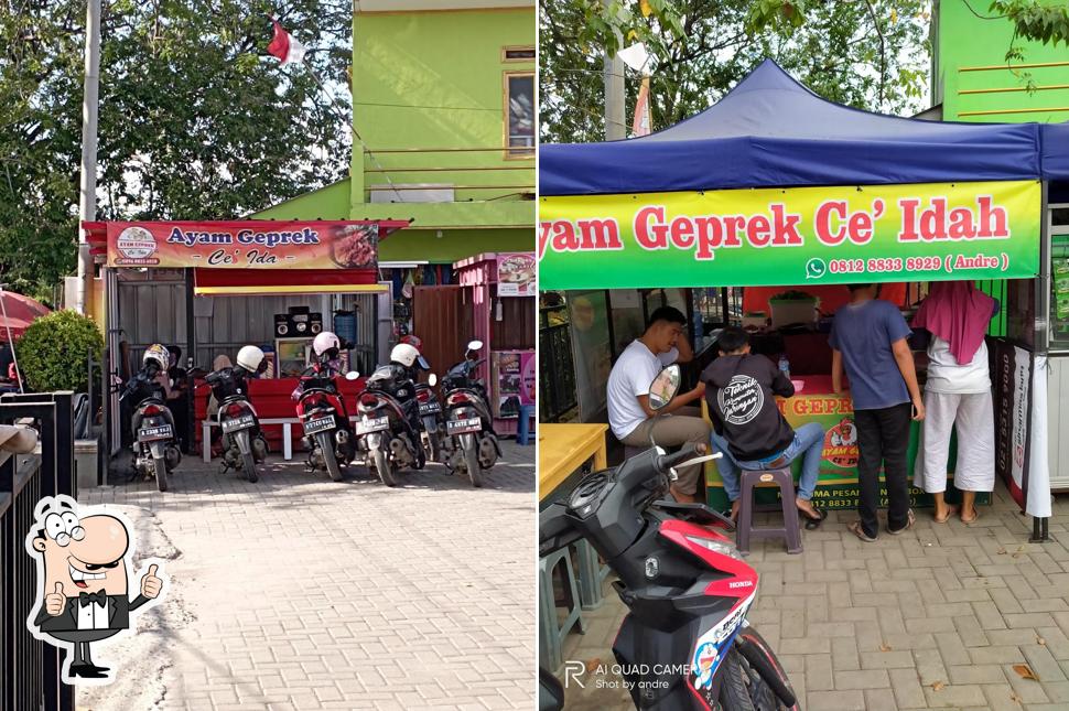 Ayam geprek ce'ida