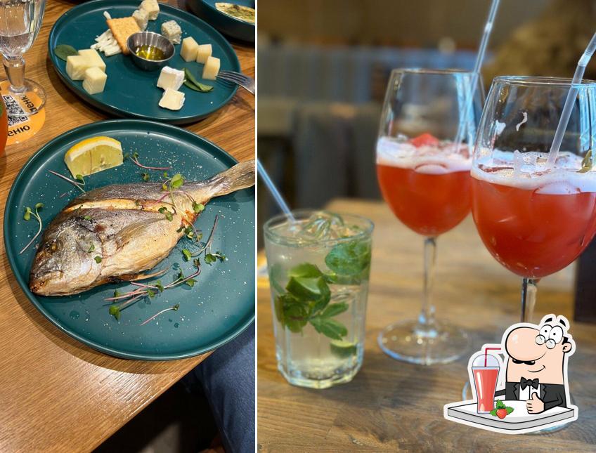 "По чесноку" предлагает широкий ассортимент напитков