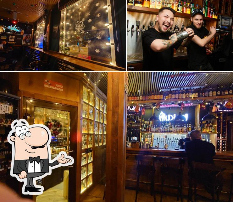 Интерьер "Dым Staff Bar"