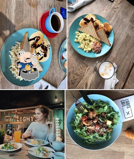 Блюда в "Кафе Lights cafe"