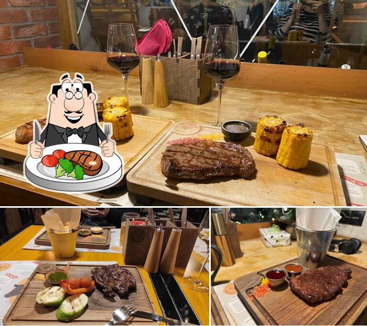 Стейк в "Мясонской ложе"