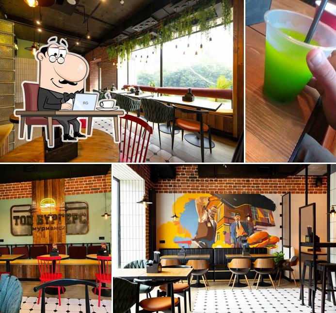 Интерьер "Топ Бургерс"