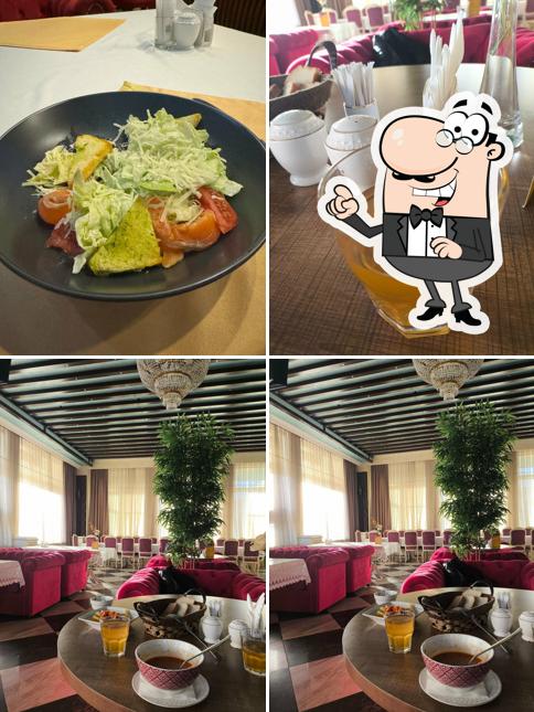 Посмотрите на внутренний интерьер "Короны"