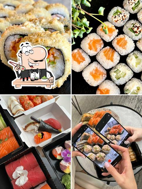 В "Кальмар суши роллы" вы можете попробовать суши