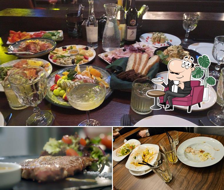 Помимо прочего, в Ресторан Бруклин есть внутреннее оформление и еда