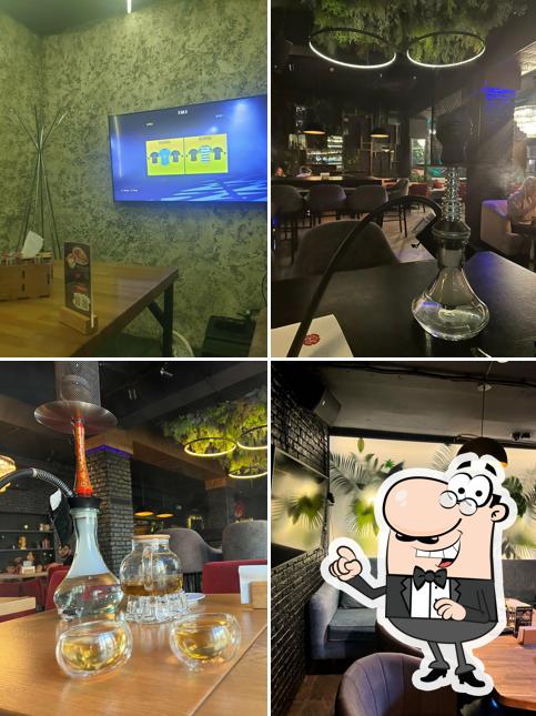 Посмотрите на внутренний интерьер "Smokkin"