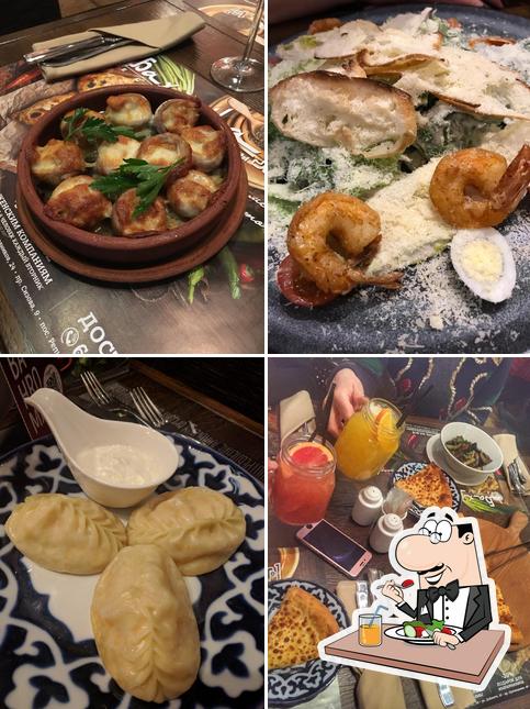 Блюда в "Ресторане Бахрома"