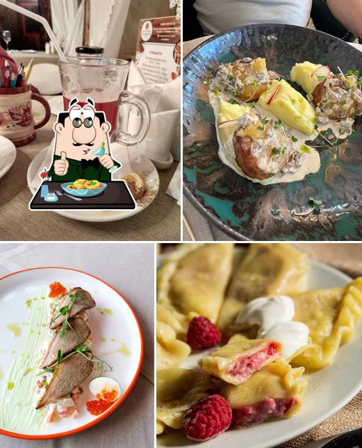 Еда в "Русском Подворье"