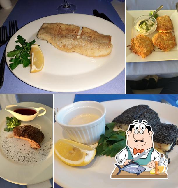 Лосось гриль в "Небе"