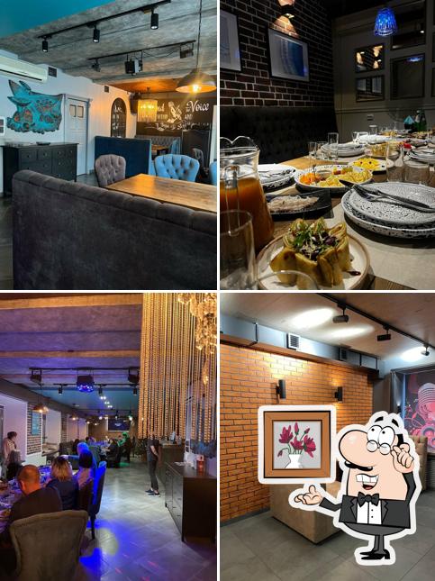 Посмотрите на внутренний интерьер "Бизнеса Клуб"