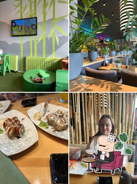 Посмотрите на внутренний интерьер "Танук"