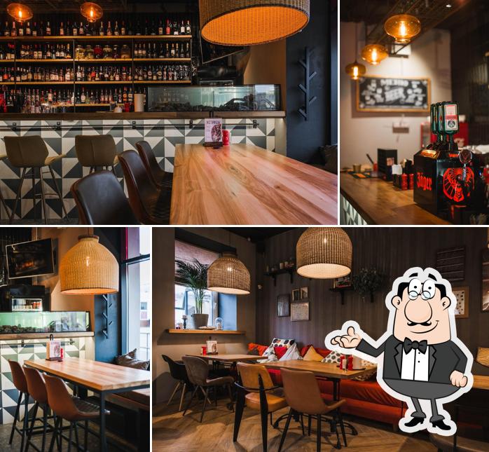 Посмотрите на внутренний интерьер "Клешни и Хвосты"