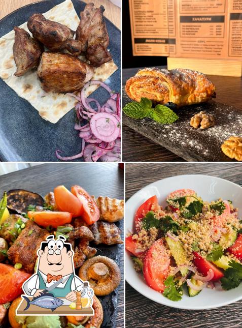 Лосось гриль в "Все Шашлыки"