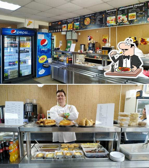 Еда в "Буфет Гвозди"