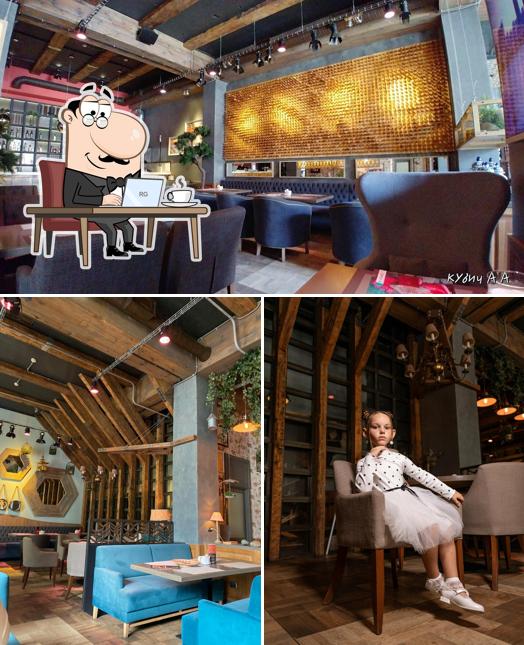 Посмотрите на внутренний интерьер "ОСАКИ"