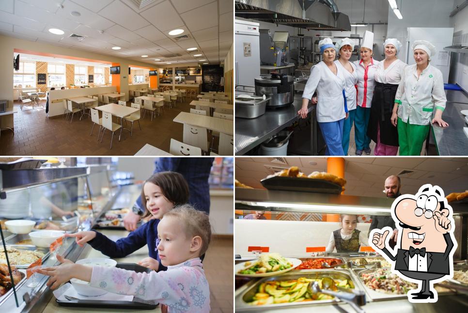 Посмотрите на внутренний интерьер "Кафе 8 Минут"