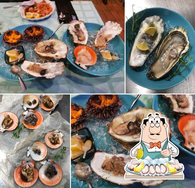 Устрицы в "Неводе"