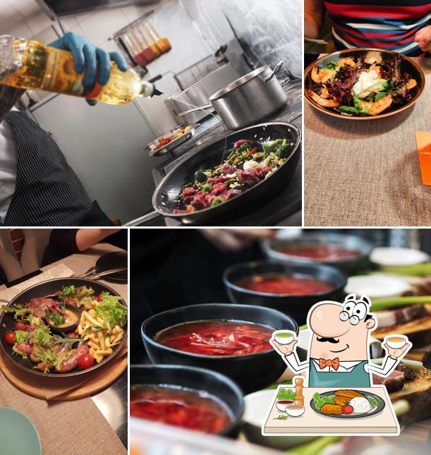 Еда в "Брюггер"