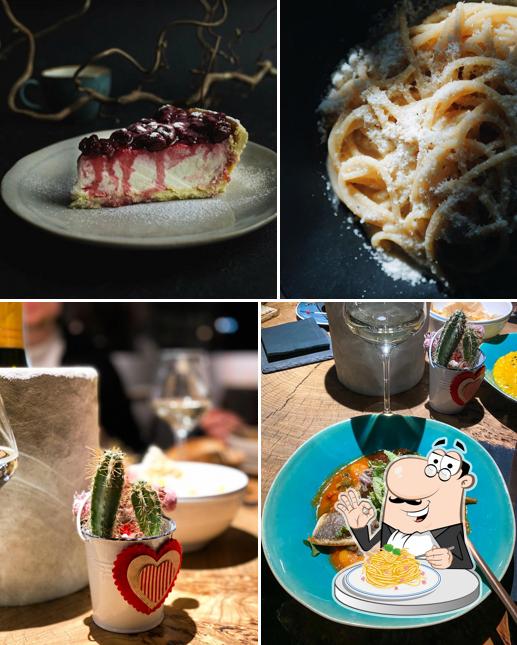 Паста карбонара в "Ogorod"